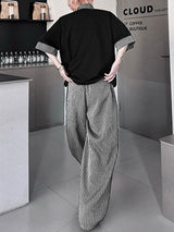 Men's Color Block Striped Two Pieces Outfit SKUL38098