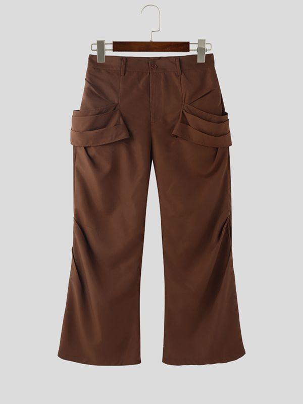 Men's Deconstructed 3D Ruched Flared Pant SKUL53282