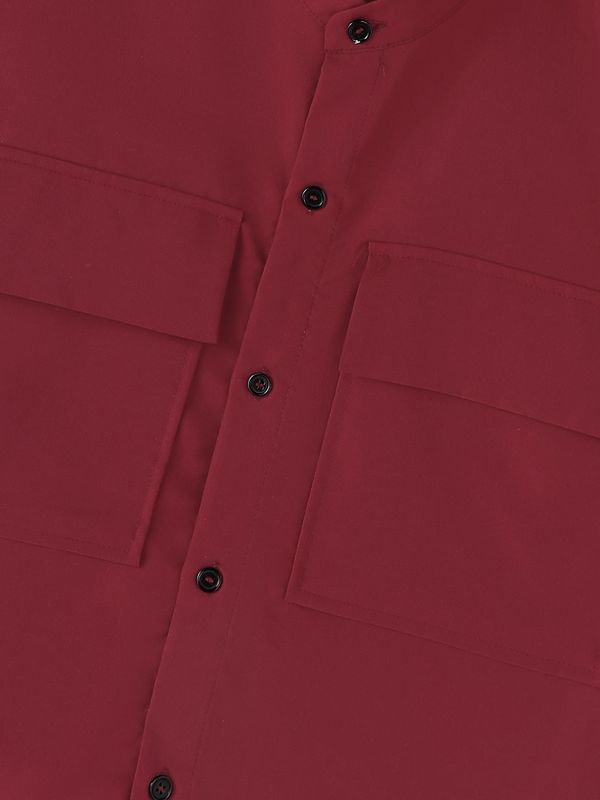 Men's Large Pocket Cropped Casual Two Pieces Outfit SKUL55304