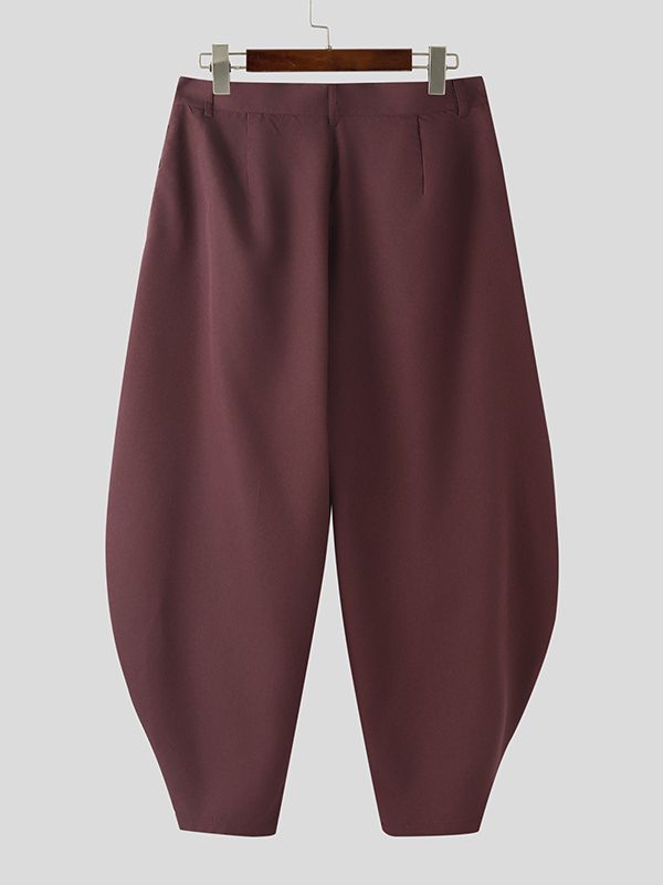 Men's Deconstructed Solid Color Oversized Pant SKUL48760