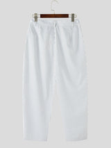 Mens Striped Wide-Leg Casual Pant SKUL07796