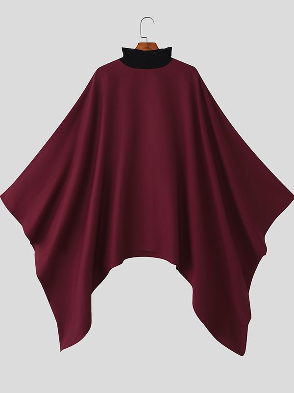 Men's Hollow Loose Casual Cloak SKUL34078