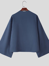 Men's Solid Color Casual Long Sleeve Shirt SKUL47874