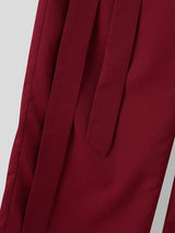 Men's Solid Color Loose Tie Waist Pant SKUL62164