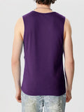 Mens Solid Pleated Design Casual Sleeveless Vest SKUK55981