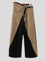 Men's Deconstructed Color Block Layered Pocket Pant SKUL31860