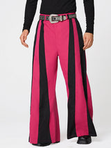 Mens Casual Colorblock Wide-Leg Pant SKUL20903