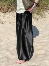 Men's Glossy Loose Casual Pant SKUL31924