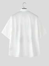 Men's Floral Print Short Sleeve Shirt SKUL21004