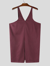 Men's Striped Sleeveless Jumpsuit SKUL21530