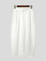 Men's Solid Color Semi Sheer Loose Pant SKUL53011