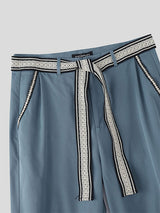 Men's Webbing Patchwork Jogger Casual Pant SKUL32030