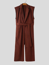Men's Casual Solid Color Jumpsuit SKUL42428