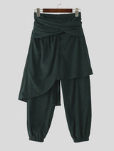 Men's Pleated Cross Texture Pant SKUL29615