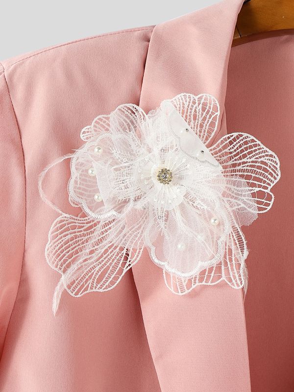 Men's Floral Patchwork Casual Long Sleeve Blazer SKUL43660