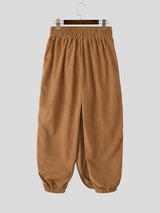 Men's Knotted Cross Textured Casual Pant SKUL29613