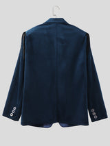 Men's Fringe Patchwork Casual Long Sleeve Blazer SKUL28162