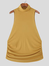 Men's Minimalist High Neck Casual Tank SKUL26220