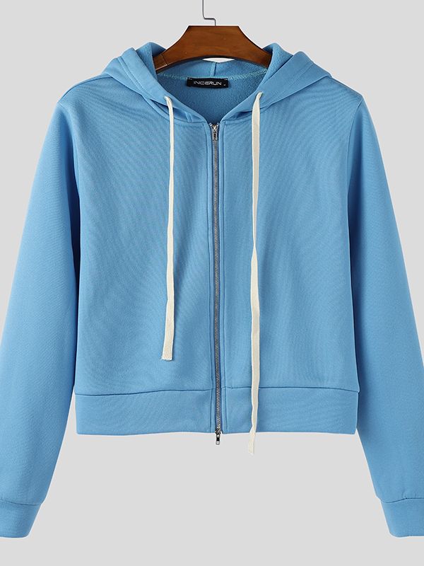 Men's Colorblock Zip Long Sleeve Sweatshirt SKUL35247