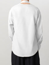 Mens Tie Design Long Sleeve Shirt SKUK80594