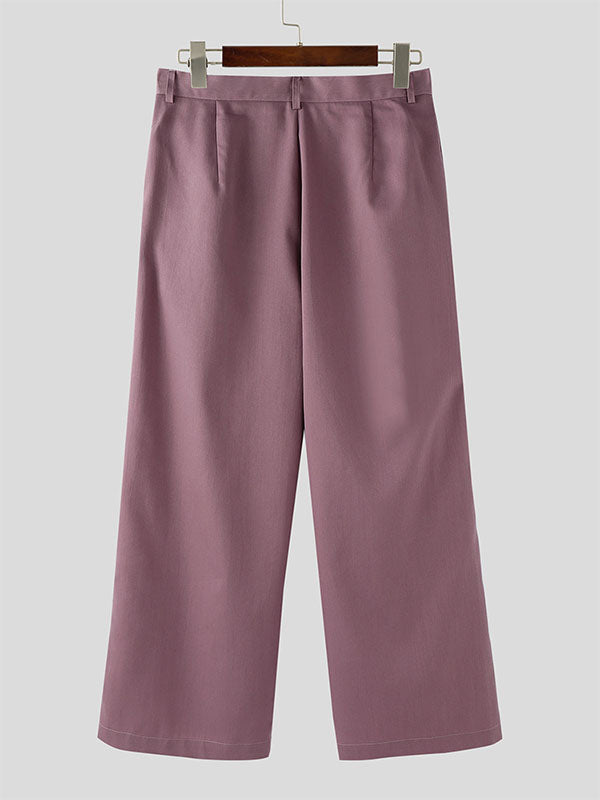 Men's Solid Color Loose Casual Pant SKUL29550