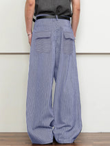 Mens Striped Loose Casual Pant SKUL17900