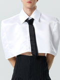 Mens Contrast Tie Design Satin Cloak SKUK37970