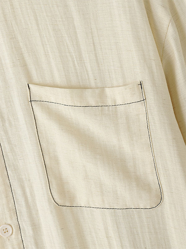 Men's Solid Color Casual Long Sleeve Shirt SKUL31994