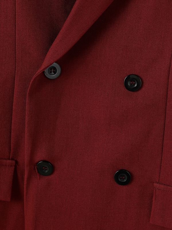 Men's Quiet Luxury Runway Double Breasted Floor Length Flared Leg Two Pieces Outfit SKUL80537
