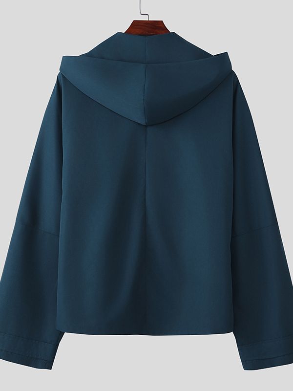 Men's Solid Color Loose Long Sleeve Sweatshirt SKUL46524