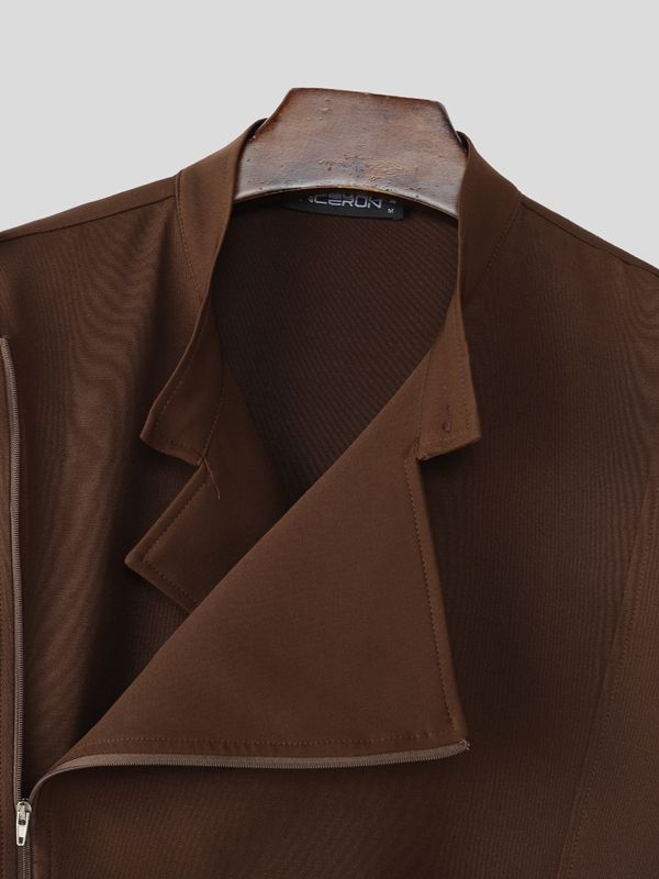 Men's Deconstructed Tie Cropped Two Pieces Outfit SKUL31940