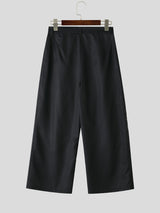 Men's Cartoon Print Wide Leg Casual Pant SKUL25974