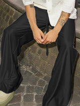 Men's Solid Color Loose Casual Pant SKUL25089