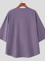 Men's Solid Color Casual Half Sleeve T-shirt SKUL51080