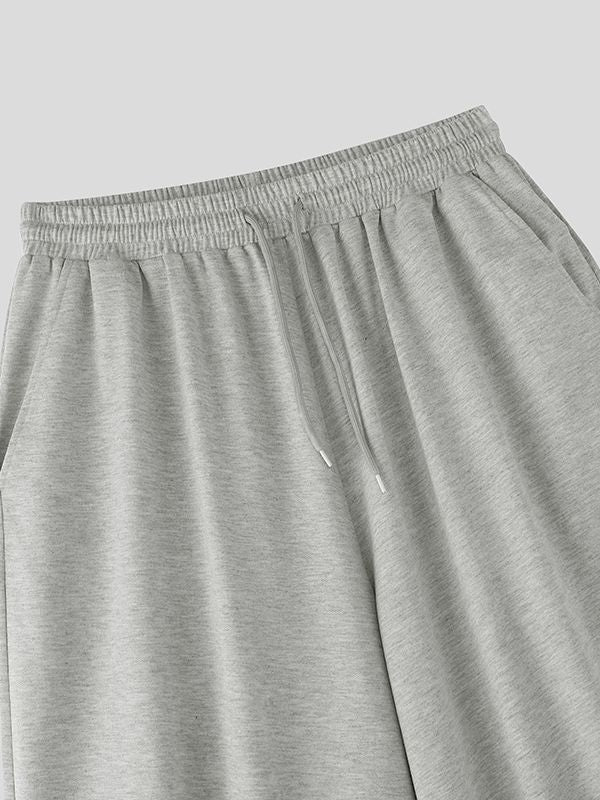 Men's Solid Color Loose Fit Casual Pant SKUL48585