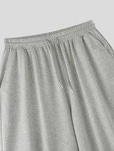 Men's Solid Color Loose Fit Casual Pant SKUL48585