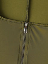 Men's Athletic Gym Front Zip Skinny Sleeveless Bodysuit SKUL72625