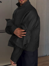 Men's Detachable Bow Design Long Sleeve Jacket SKUL45286