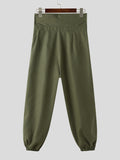 Mens Solid Zip Design Casual Cargo Pants SKUK39278