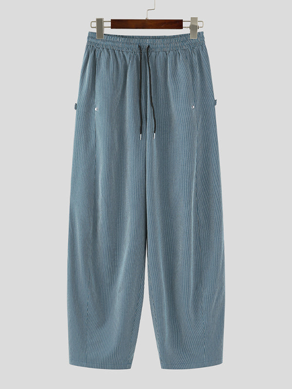 Men's Striped Wide Leg Casual Pant SKUL23663