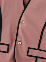 Men's Bold Stripe Colorblock Casual Two Pieces Outfit SKUL24960