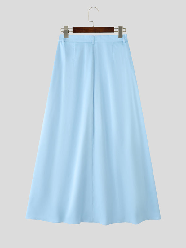 Men's Long Hem Patchwork Casual Pant SKUL27377