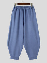 Men's Japanese Utility City Walk Pleated Low Flap Pocket Balloon Cargo Pant SKUL83985