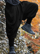 Men's Solid Pleated Loose Casual Pant SKUL32854