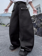Men's Solid Color Wide Leg Casual Pant SKUL35133