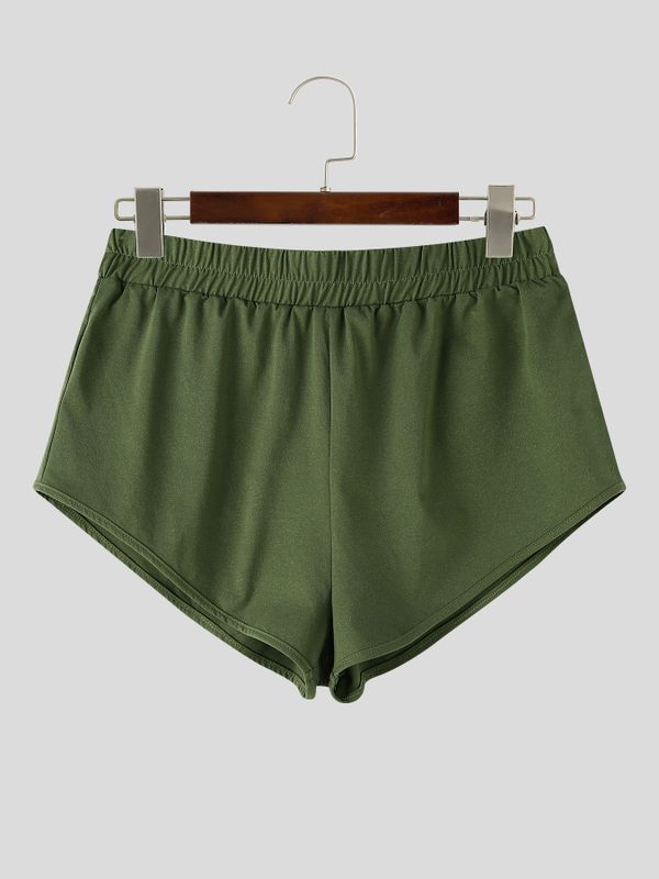 Men's Playful Subculture High-Street Reflective Hand Graphic Short SKUL68417