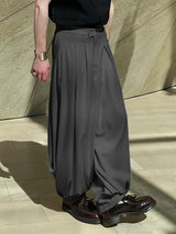 Men's Solid Loose Pleated Pant SKUL31922