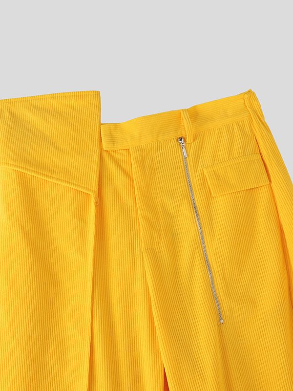 Men's Deconstructed Textured Casual Pant SKUL49906