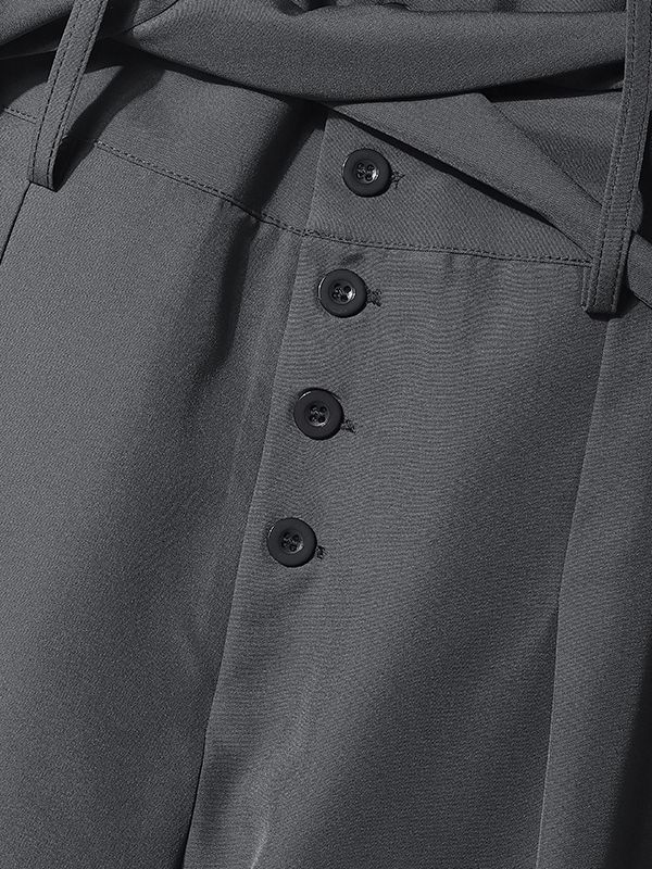 Men's Lace Patchwork Twisted Knot Pant SKUL46125