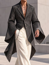 [Pre-order] Men's Avant-Garde Deconstructed Stage Runway Flared Water Sleeve Blazer SKUL89151